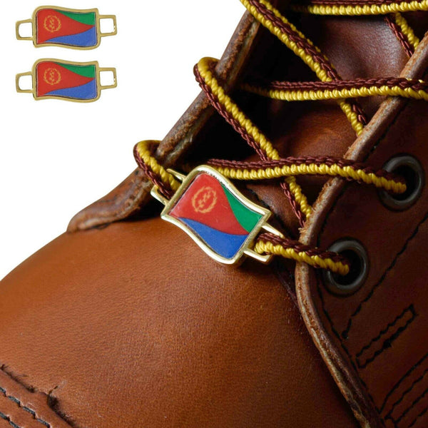 Eritrea Flags Shoes Boot Shoelace Keeper Holder Charm BrooklynMaker