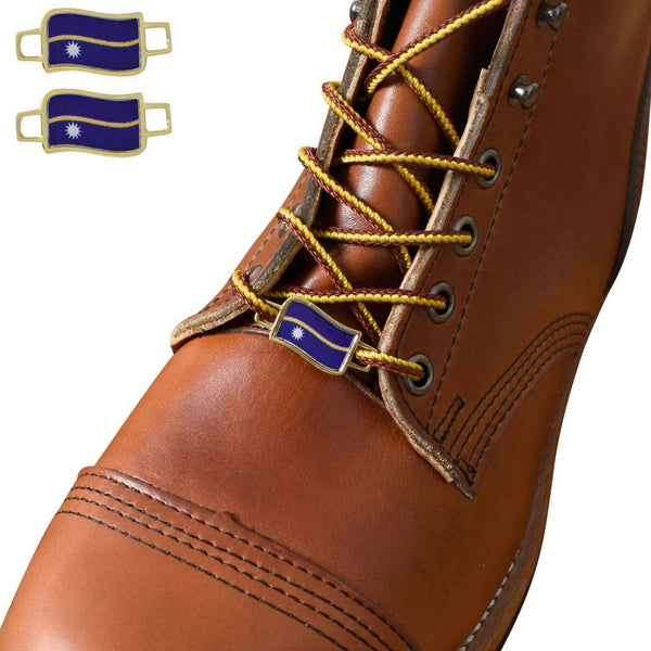 Nauru Flags Shoes Boot Shoelace Keeper Holder Charm BrooklynMaker