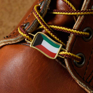 Kuwait Flags Shoes Boot Shoelace Keeper Holder Charm BrooklynMaker