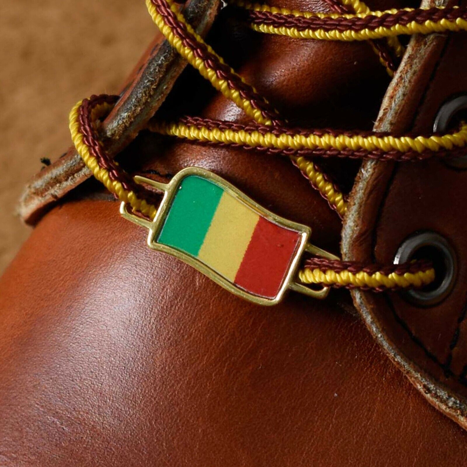 Mali Flags Shoes Boot Shoelace Keeper Holder Charm BrooklynMaker
