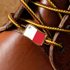 Malta Flags Shoes Boot Shoelace Keeper Holder Charm BrooklynMaker