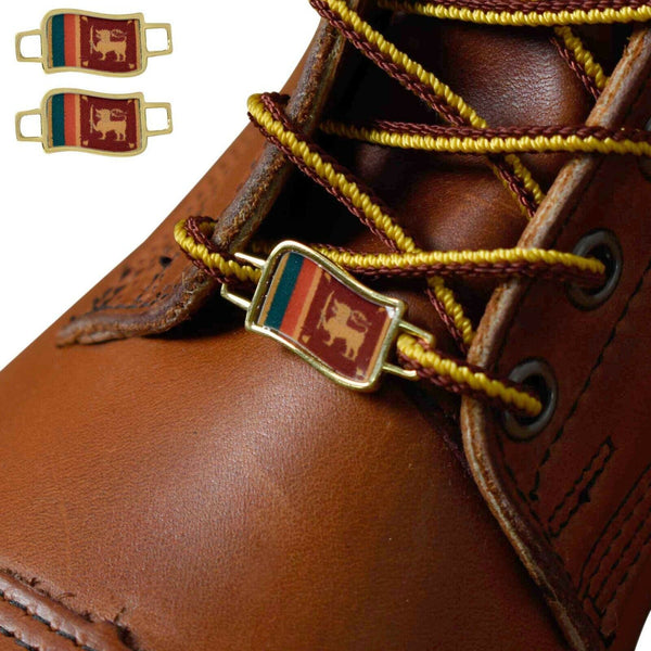Sri Lanka Flags Shoes Boot Shoelace Keeper Holder Charm BrooklynMaker