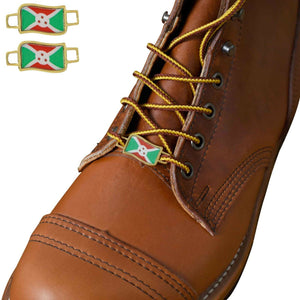 Burundi Flags Shoes Boot Shoelace Keeper Holder Charm BrooklynMaker