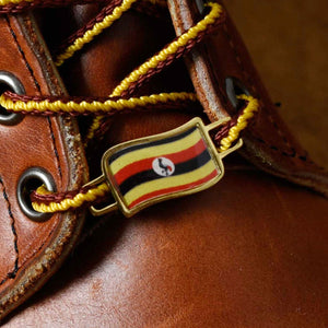 Uganda Flags Shoes Boot Shoelace Keeper Holder Charm BrooklynMaker