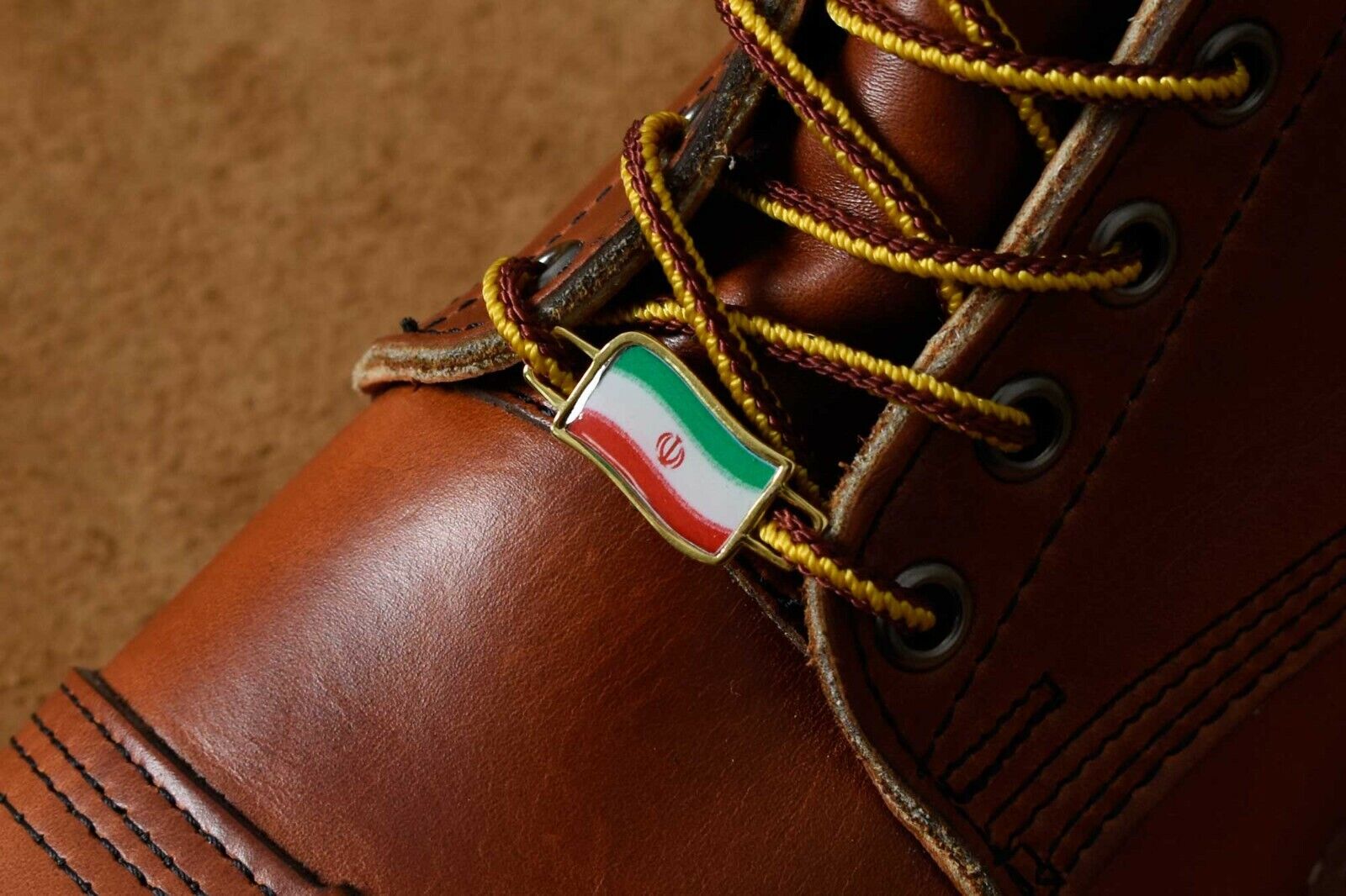Iran Flags Shoes Boot Shoelace Keeper Holder Charm BrooklynMaker