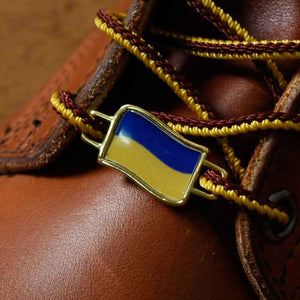 Ukraine Flags Shoes Boot Shoelace Keeper Holder Charm BrooklynMaker