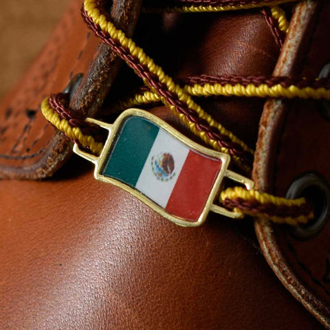 Mexico Flags Shoes Boot Shoelace Keeper Holder Charm BrooklynMaker