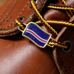 Cabo Verde Flags Shoes Boot Shoelace Keeper Holder Charm BrooklynMaker