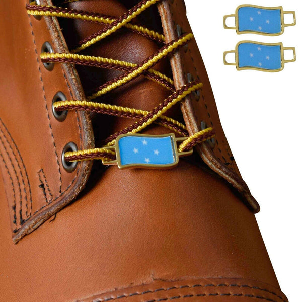 Micronesia Flags Shoes Boot Shoelace Keeper Holder Charm BrooklynMaker