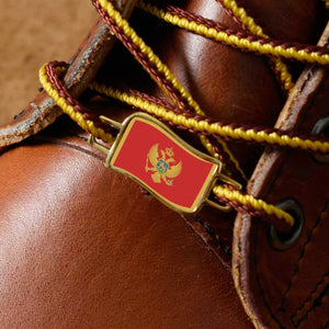 Montenegro Flags Shoes Boot Shoelace Keeper Holder Charm BrooklynMaker