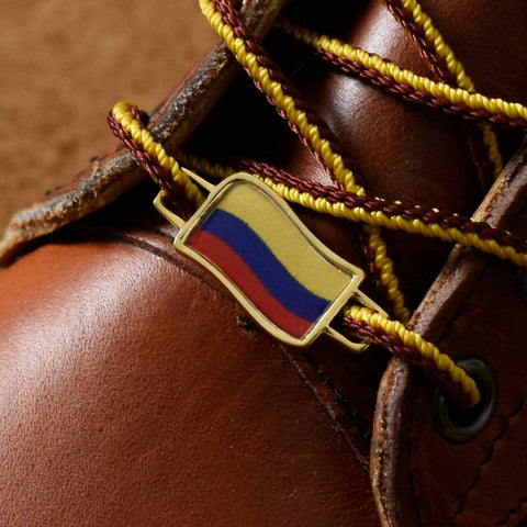Colombia Flags Shoes Boot Shoelace Keeper Holder Charm BrooklynMaker