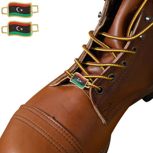 Libya Flags Shoes Boot Shoelace Keeper Holder Charm BrooklynMaker