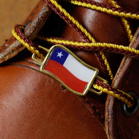 Chile Flags Shoes Boot Shoelace Keeper Holder Charm BrooklynMaker