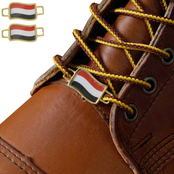 Yemen Flags Shoes Boot Shoelace Keeper Holder Charm BrooklynMaker