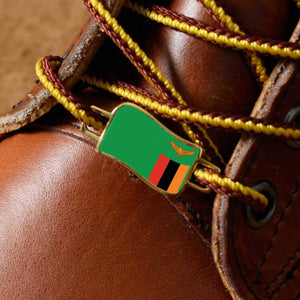 Zambia Flags Shoes Boot Shoelace Keeper Holder Charm BrooklynMaker