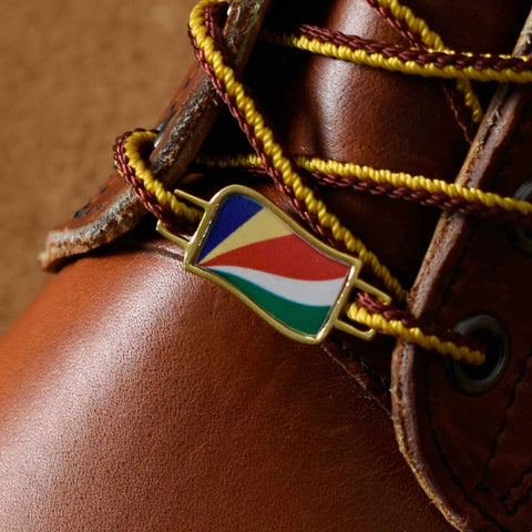 Seychelles Flags Shoes Boot Shoelace Keeper Holder Charm BrooklynMaker