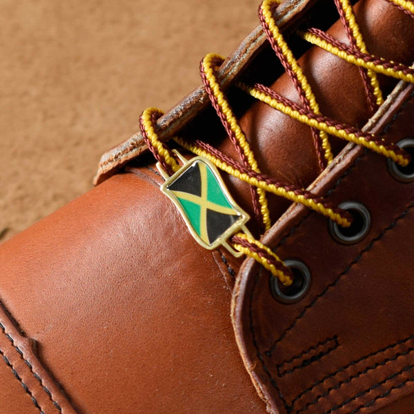 Jamaica Flags Shoes Boot Shoelace Keeper Holder Charm BrooklynMaker