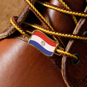 Paraguay Flags Shoes Boot Shoelace Keeper Holder Charm BrooklynMaker