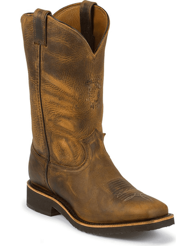 Chippewa Men's 12" Apache Arroyos Square Toe Western Pull On Work Boot 29324