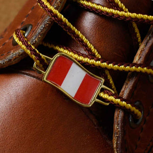 Peru Flags Shoes Boot Shoelace Keeper Holder Charm BrooklynMaker