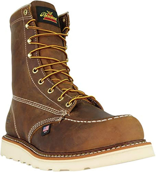 Thorogood Men's American Heritage 8" Moc Toe, MAXwear Wedge Non-Safety Toe Boot 814-4178