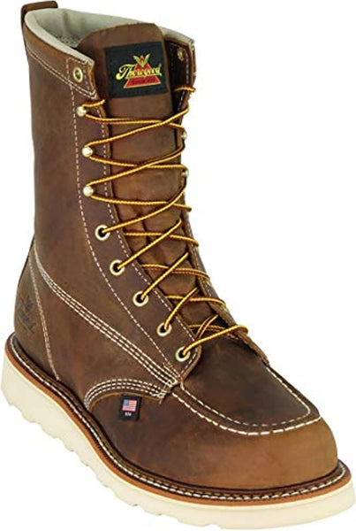 Thorogood Men's American Heritage 8" Moc Toe, MAXwear Wedge Non-Safety Toe Boot 814-4178