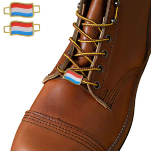 Luxembourg Flags Shoes Boot Shoelace Keeper Holder Charm BrooklynMaker