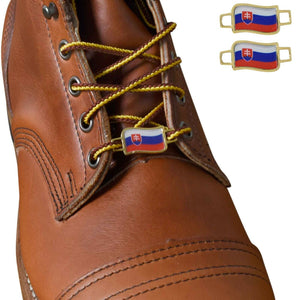 Slovakia Flags Shoes Boot Shoelace Keeper Holder Charm BrooklynMaker