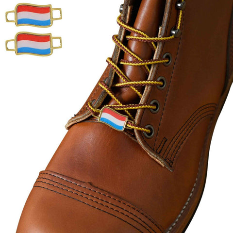 Luxembourg Flags Shoes Boot Shoelace Keeper Holder Charm BrooklynMaker