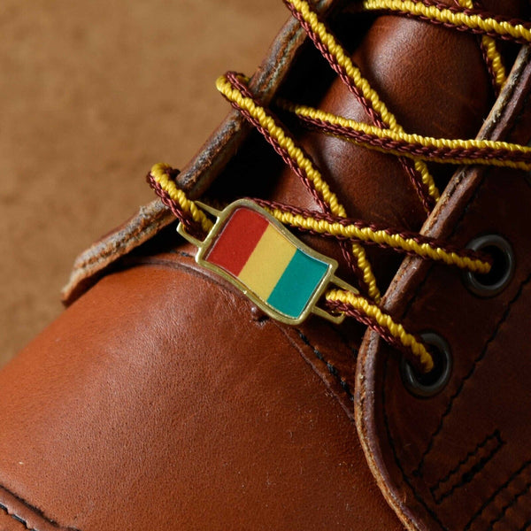 Guinea Flags Shoes Boot Shoelace Keeper Holder Charm BrooklynMaker