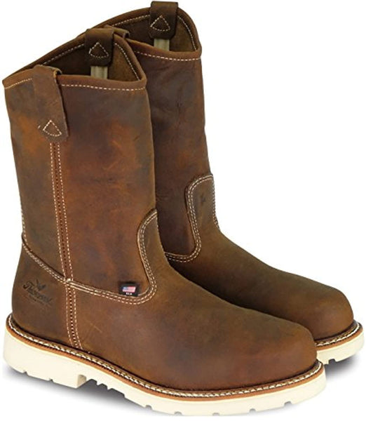 Thorogood Slip On Cowboy Boots Steel Toe Work USA Wellington 804-4372 All Sizes