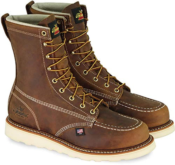 Thorogood Men's American Heritage 8" Moc Toe, MAXwear Wedge Non-Safety Toe Boot 814-4178