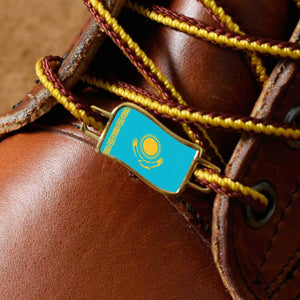 Kazakhstan Flags Shoes Boot Shoelace Keeper Holder Charm BrooklynMaker