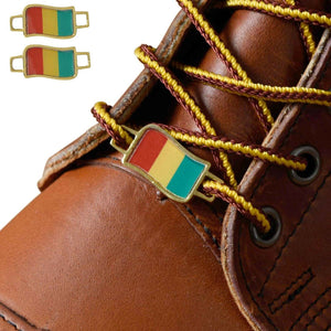 Guinea Flags Shoes Boot Shoelace Keeper Holder Charm BrooklynMaker