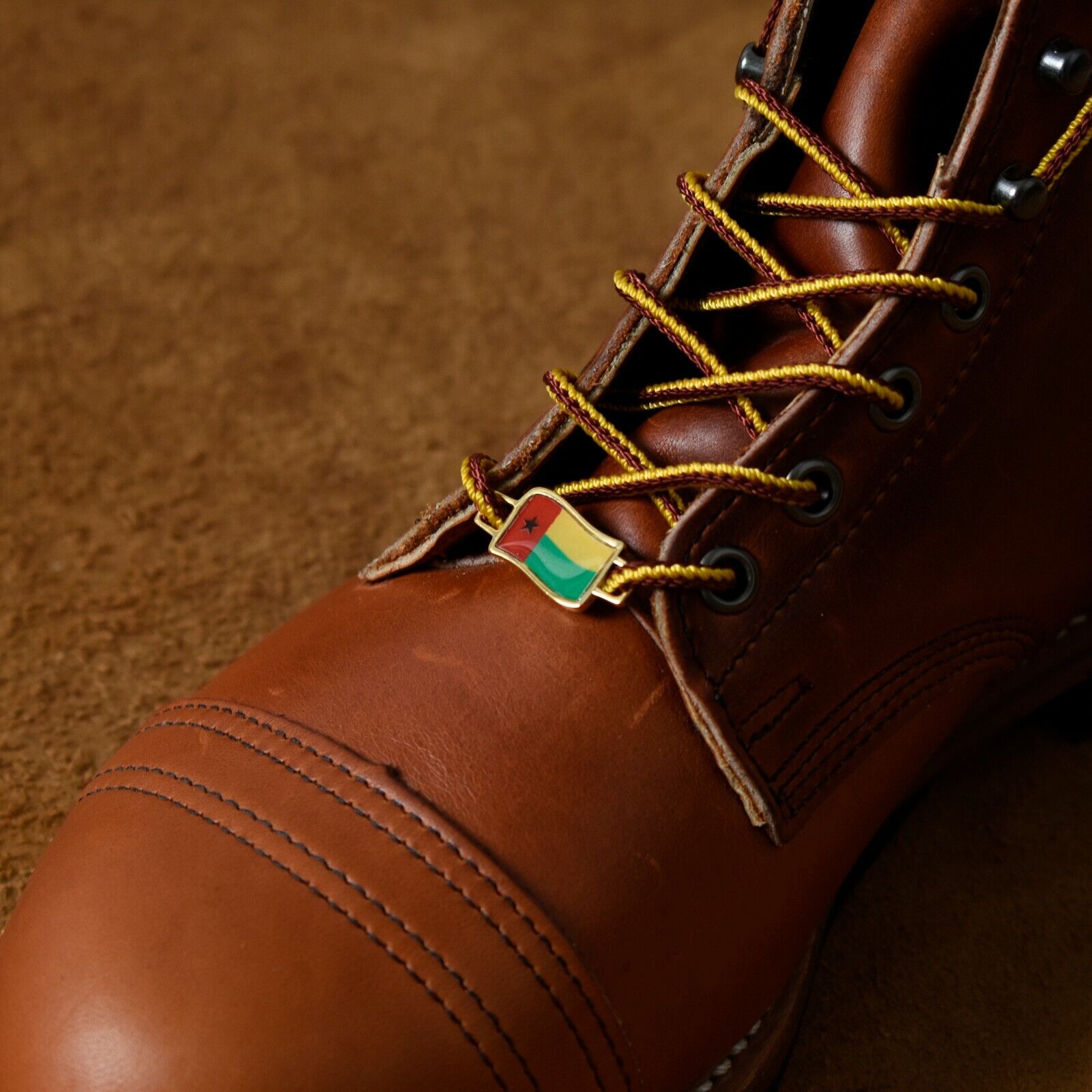 Guinea-Bissau Flags Shoes Boot Shoelace Keeper Holder Charm BrooklynMaker