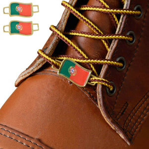 Portugal Flags Shoes Boot Shoelace Keeper Holder Charm BrooklynMaker