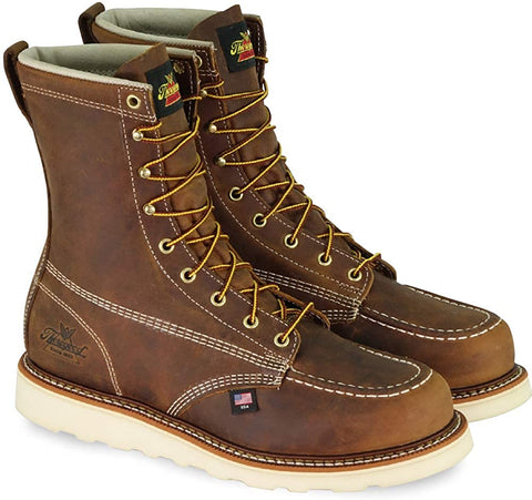 Thorogood Men's American Heritage 8" Moc Toe, MAXwear Wedge Non-Safety Toe Boot 814-4178