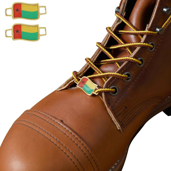 Guinea-Bissau Flags Shoes Boot Shoelace Keeper Holder Charm BrooklynMaker