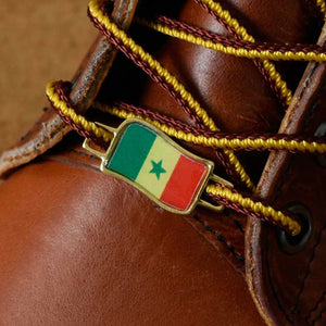Senegal Flags Shoes Boot Shoelace Keeper Holder Charm BrooklynMaker