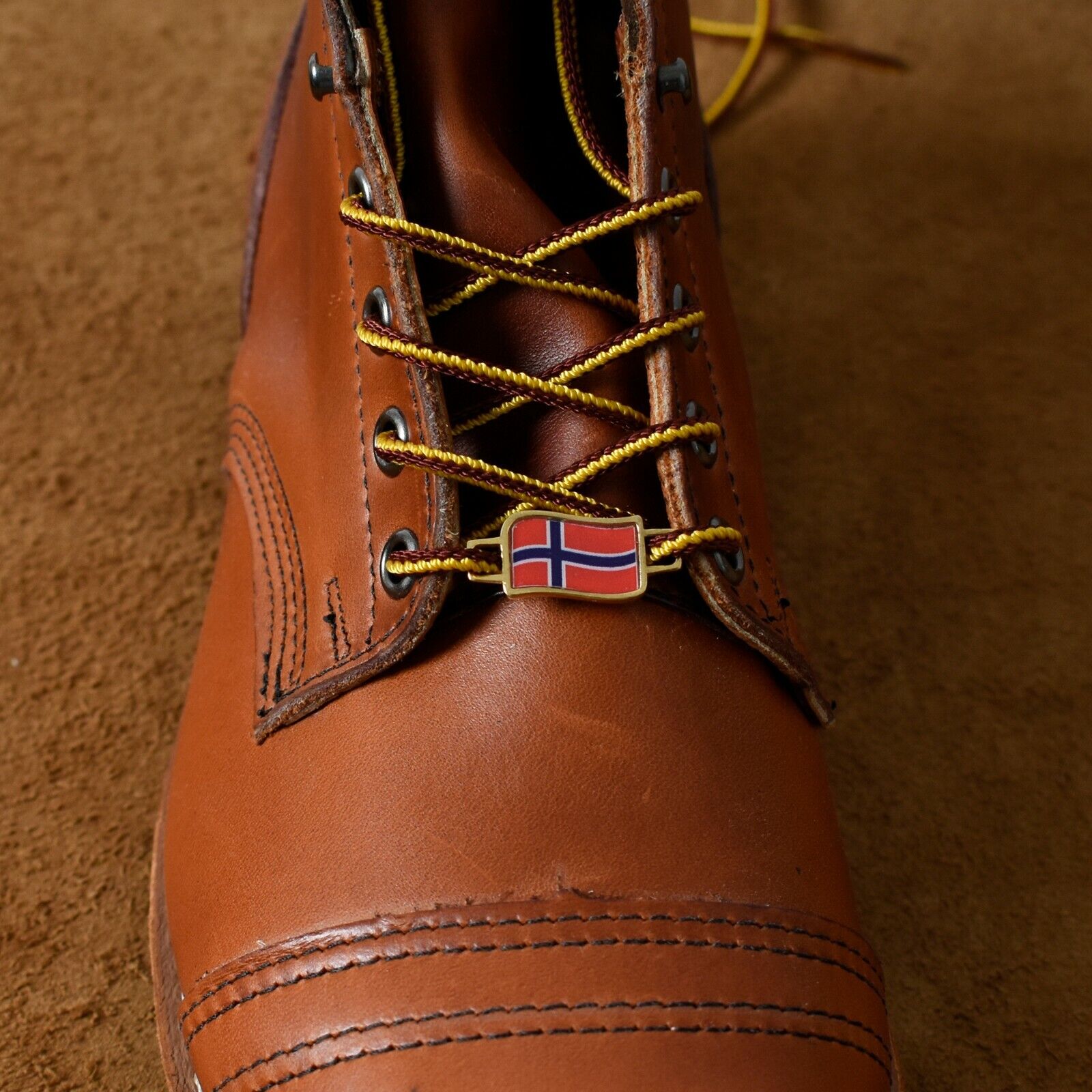 Norway Flags Shoes Boot Shoelace Keeper Holder Charm BrooklynMaker