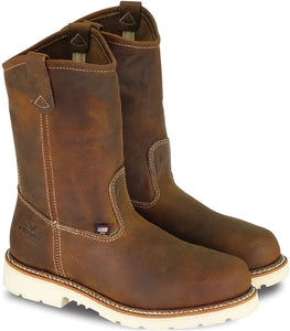 Thorogood Slip On Cowboy Boots Steel Toe Work USA Wellington 804-4372 All Sizes