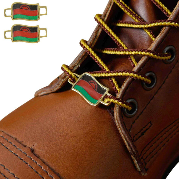 Malawi Flags Shoes Boot Shoelace Keeper Holder Charm BrooklynMaker
