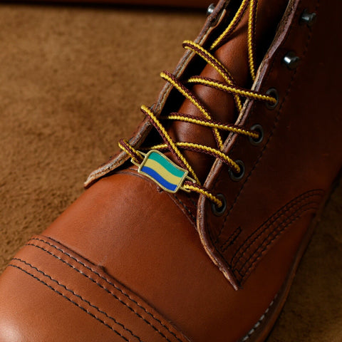 Gabon Flags Shoes Boot Shoelace Keeper Holder Charm BrooklynMaker