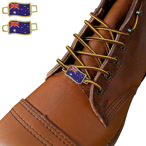 Australia Flags Shoes Boot Shoelace Keeper Holder Charm BrooklynMaker