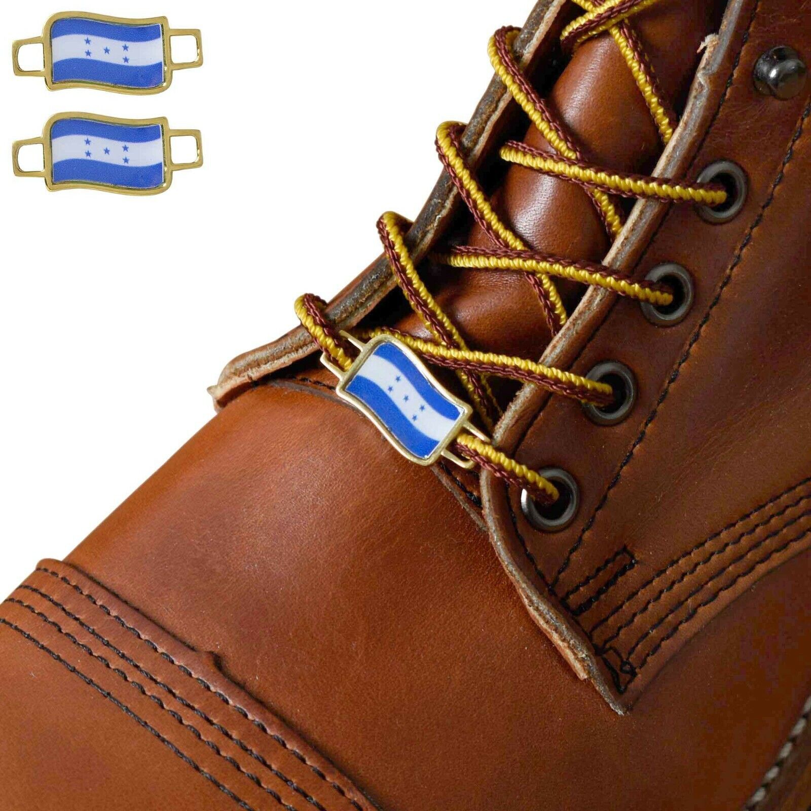 Honduras Flags Shoes Boot Shoelace Keeper Holder Charm BrooklynMaker