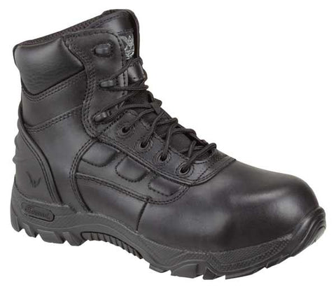 Thorogood 6" Lace-up Composite Safety Toe Black Uniform Boots 804-6086