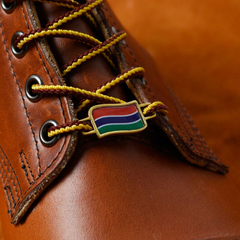 Gambia Flags Shoes Boot Shoelace Keeper Holder Charm BrooklynMaker