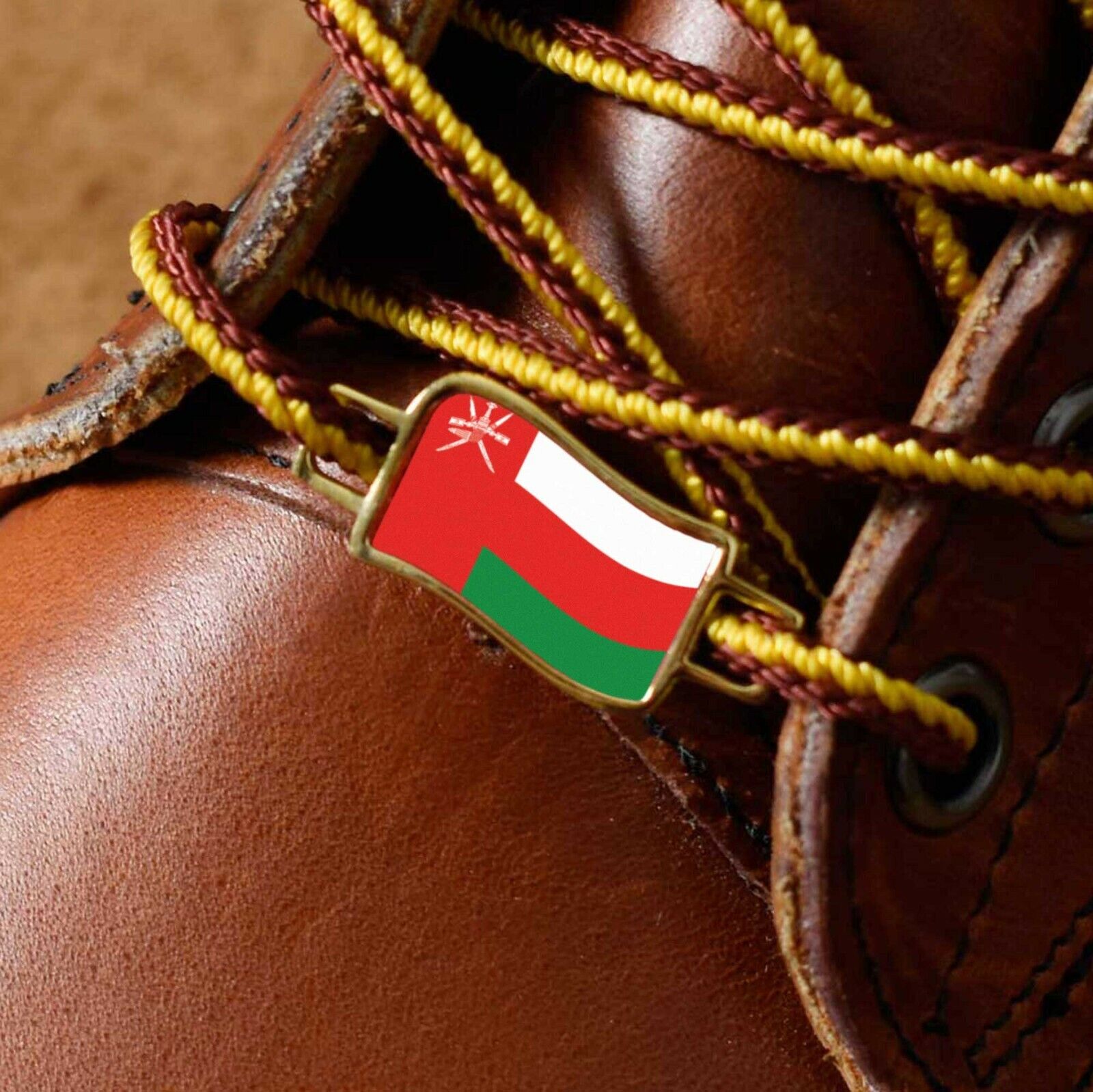 Oman Flags Shoes Boot Shoelace Keeper Holder Charm BrooklynMaker