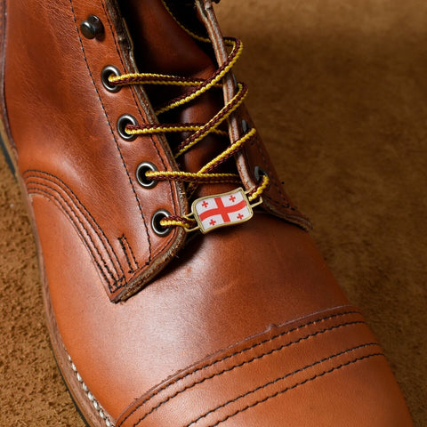 Georgia Flags Shoes Boot Shoelace Keeper Holder Charm BrooklynMaker