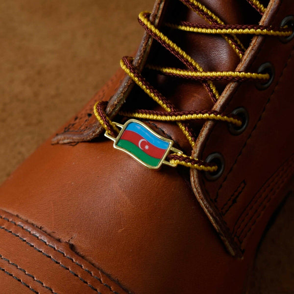 Azerbaijan Flags Shoes Boot Shoelace Keeper Holder Charm BrooklynMaker